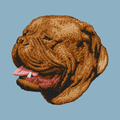 Dogue de Bordeaux Embroidered Sweatshirt Hoodie