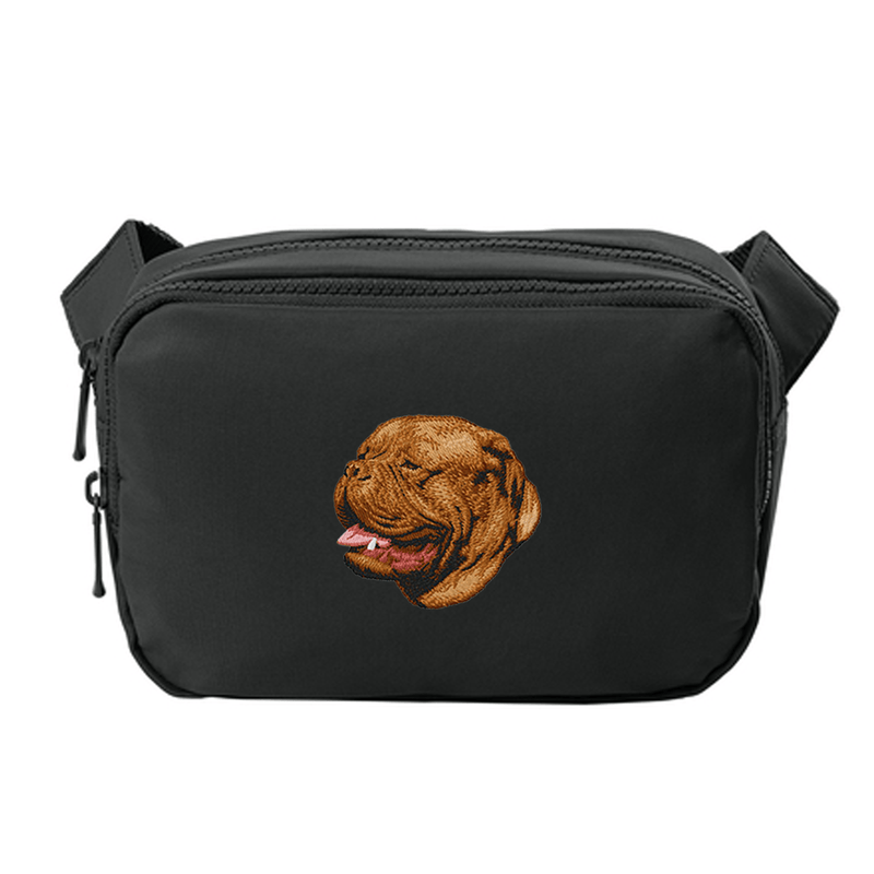 Dogue de Bordeaux Embroidered Crossbody Bag
