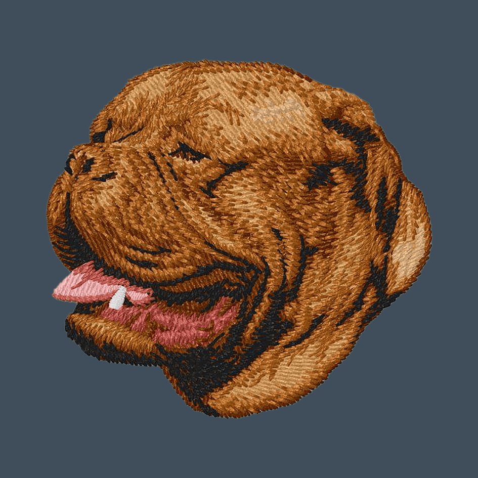 Dogue de Bordeaux Embroidered Baseball Cap