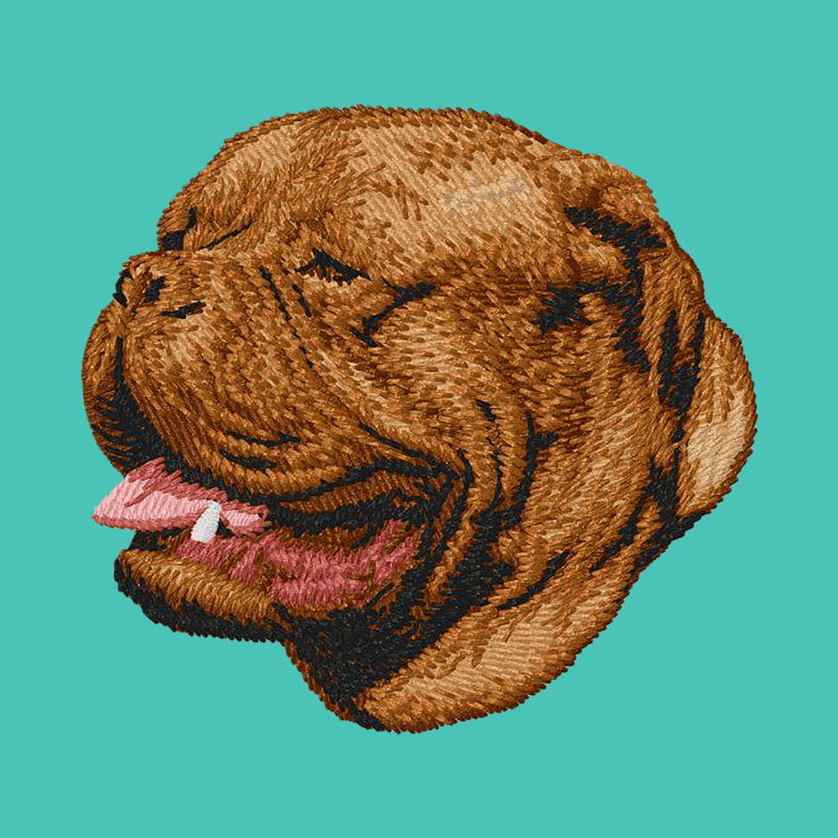 Dogue de Bordeaux Embroidered Baseball Cap