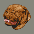 Dogue de Bordeaux Embroidered Baseball Cap