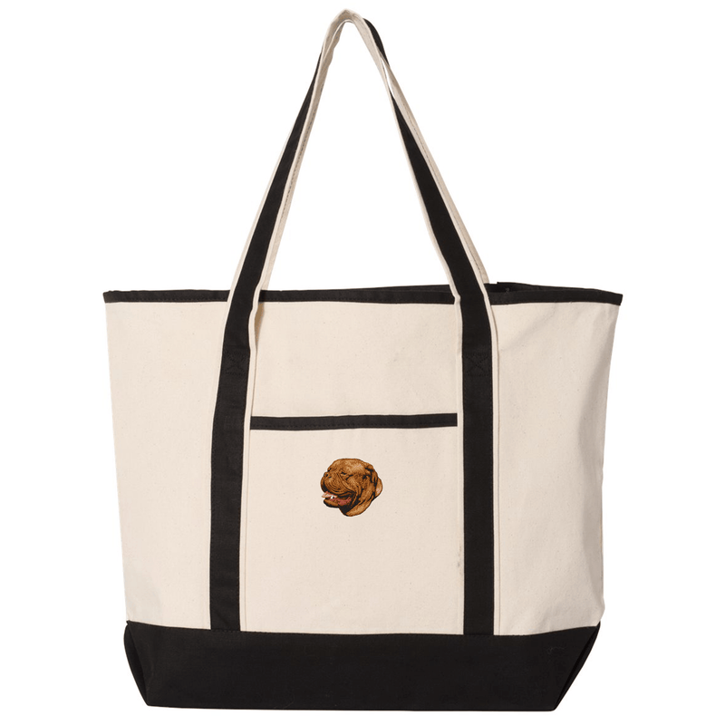 Dogue de Bordeaux Embroidered Tote