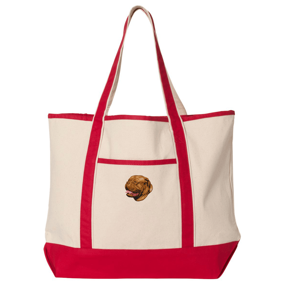 Dogue de Bordeaux Embroidered Tote
