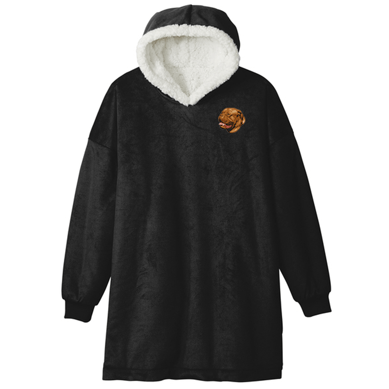 Dogue de Bordeaux Embroidered Wearable Blanket