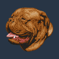 Dogue de Bordeaux Embroidered Wearable Blanket