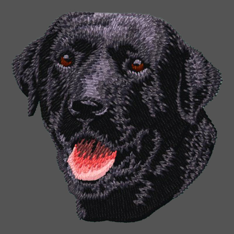 Labrador Retriever Embroidered Men's Fleece Jacket