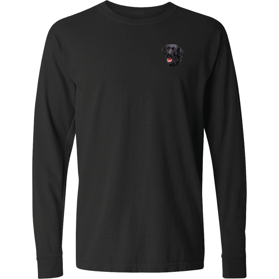 Labrador Retriever Embroidered Classic Long Sleeve Shirt