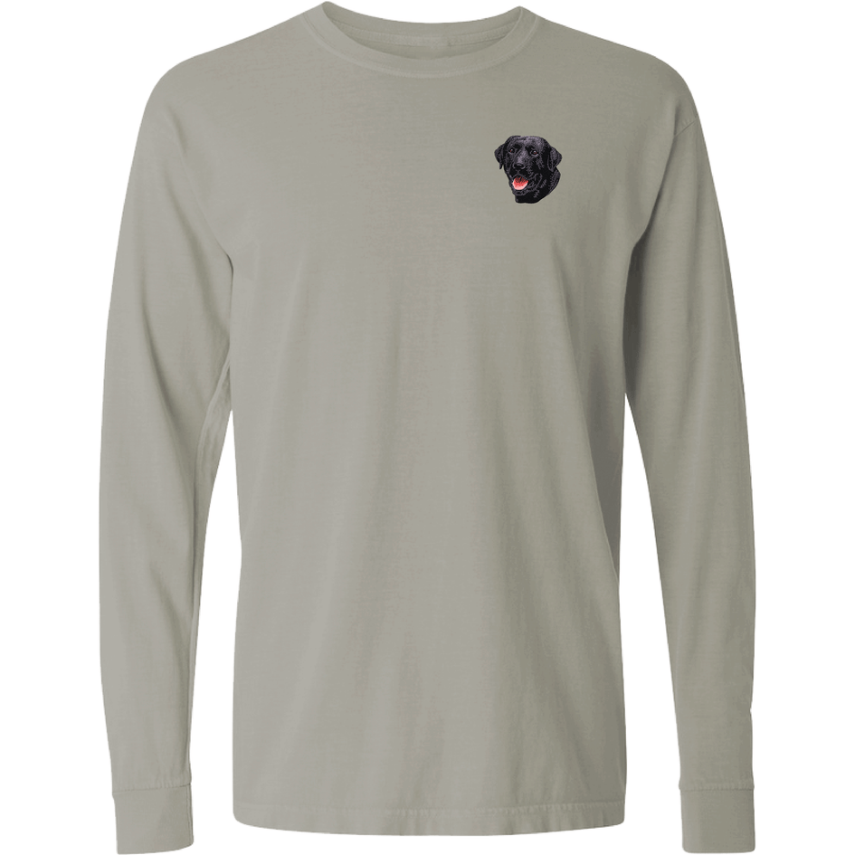 Labrador Retriever Embroidered Classic Long Sleeve Shirt