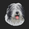 Old English Sheepdog Embroidered Sweatshirt Hoodie
