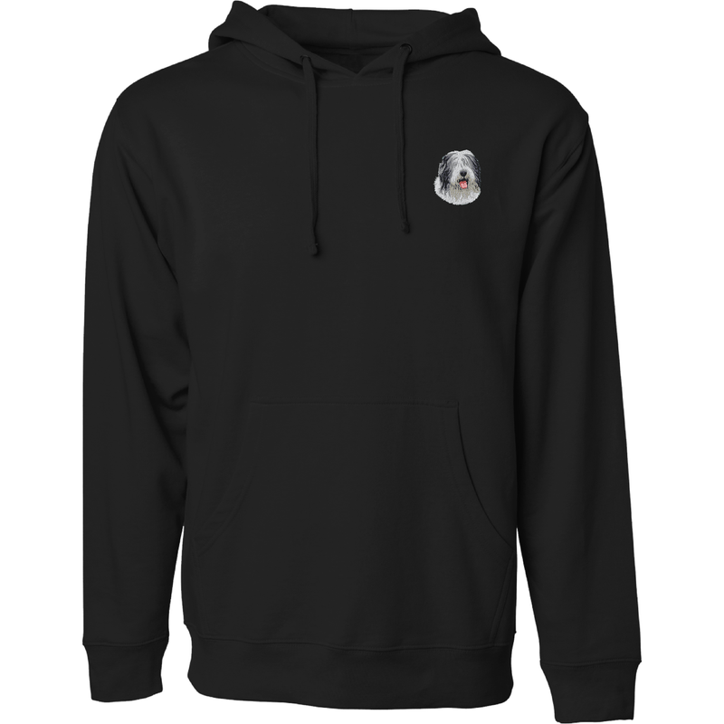 Old English Sheepdog Embroidered Sweatshirt Hoodie