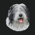 Old English Sheepdog Embroidered Crossbody Bag
