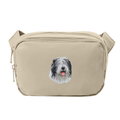 Old English Sheepdog Embroidered Crossbody Bag