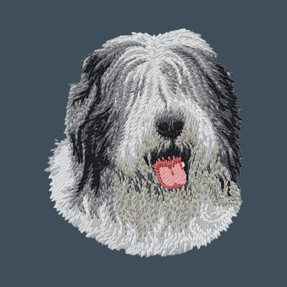 Old English Sheepdog Embroidered Baseball Cap
