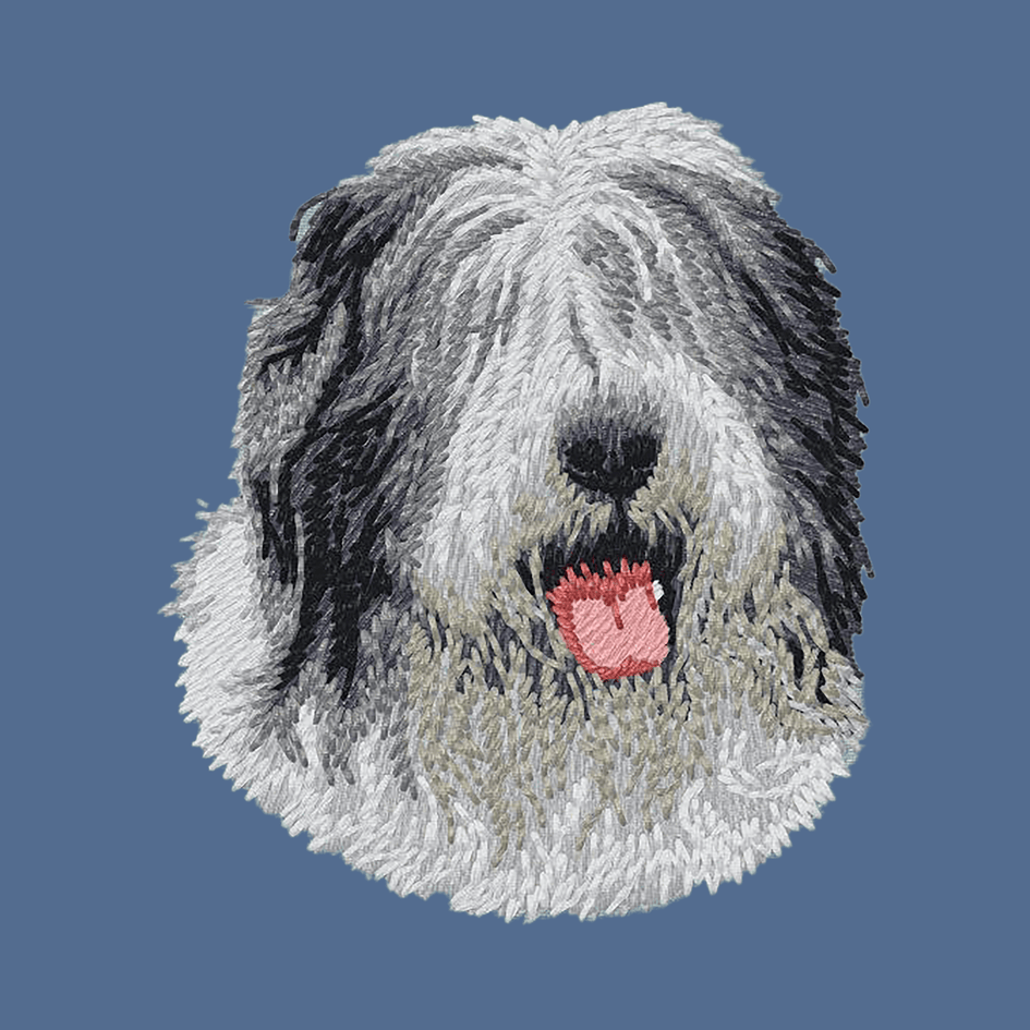 Old English Sheepdog Embroidered Baseball Cap