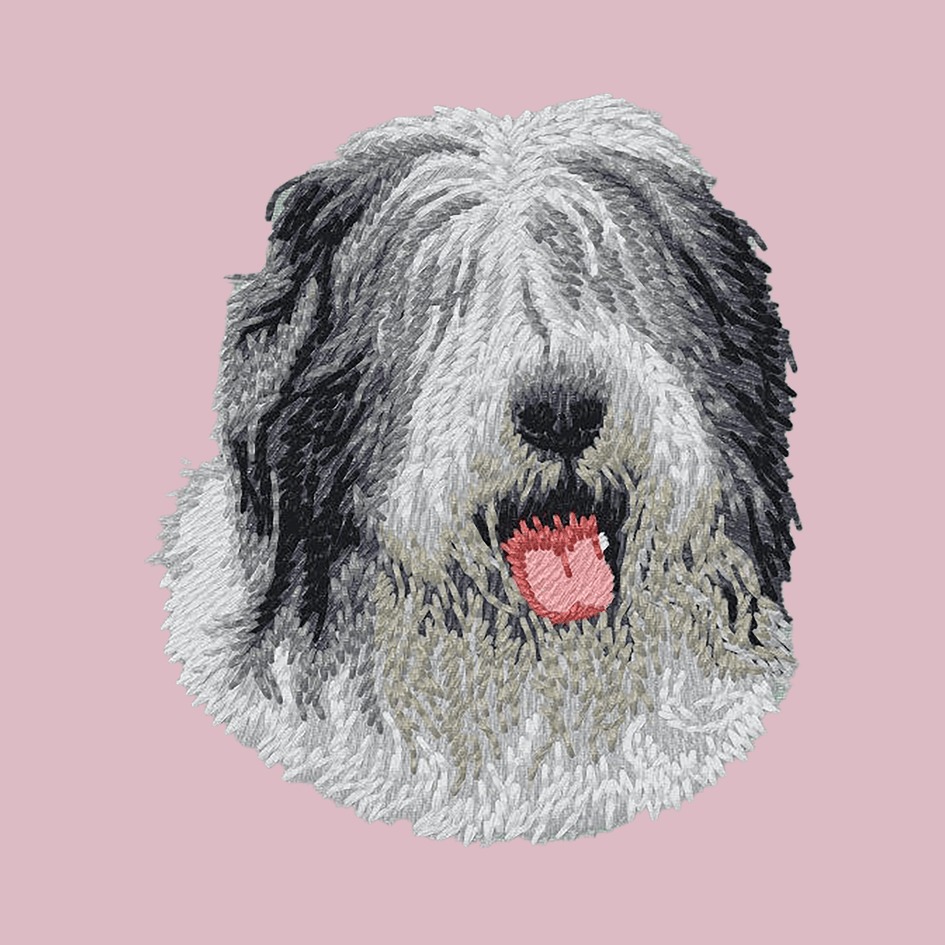 Old English Sheepdog Embroidered Baseball Cap