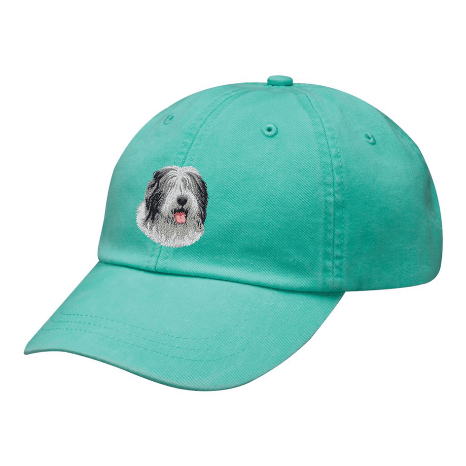 Old English Sheepdog Embroidered Baseball Cap