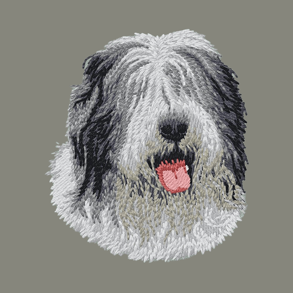 Old English Sheepdog Embroidered Baseball Cap
