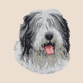 Old English Sheepdog Embroidered Tote