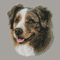 Australian Shepherd Embroidered Sweatshirt Hoodie