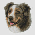 Australian Shepherd Embroidered Sweatshirt Hoodie