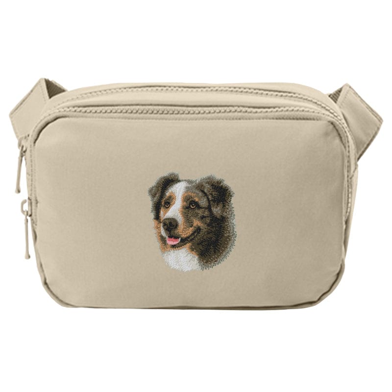 Australian Shepherd Embroidered Crossbody Bag