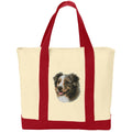 Australian Shepherd Embroidered Tote