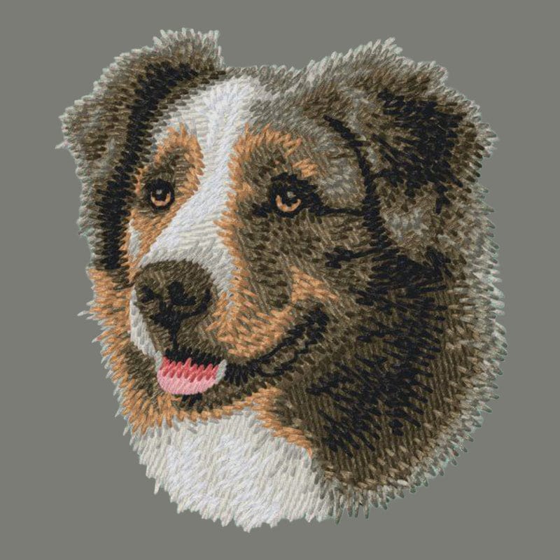 Australian Shepherd Embroidered Wearable Blanket