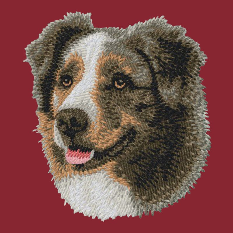Australian Shepherd Embroidered Wearable Blanket