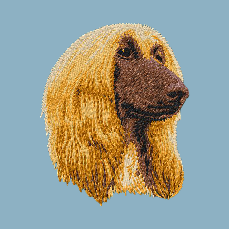 Afghan Hound Embroidered Sweatshirt Hoodie