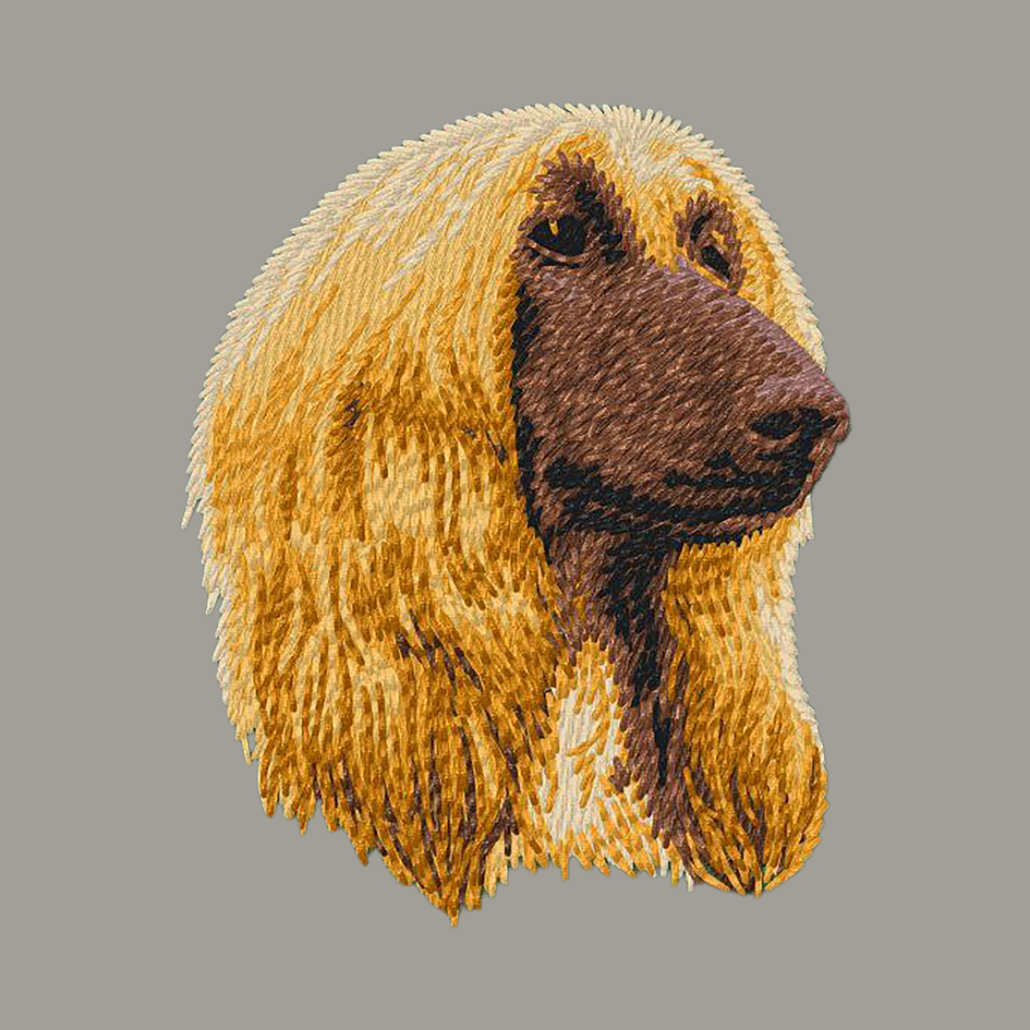 Afghan Hound Embroidered Sweatshirt Hoodie