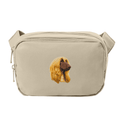 Afghan Hound Embroidered Crossbody Bag