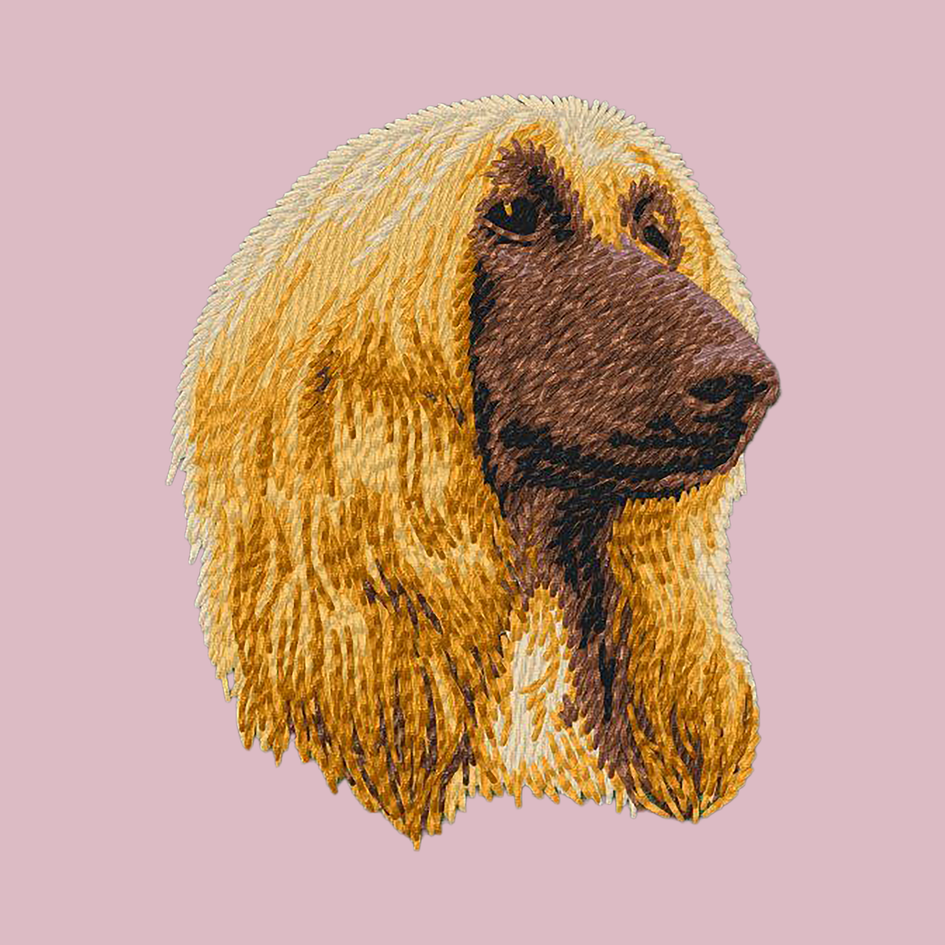 Afghan Hound Embroidered Baseball Cap