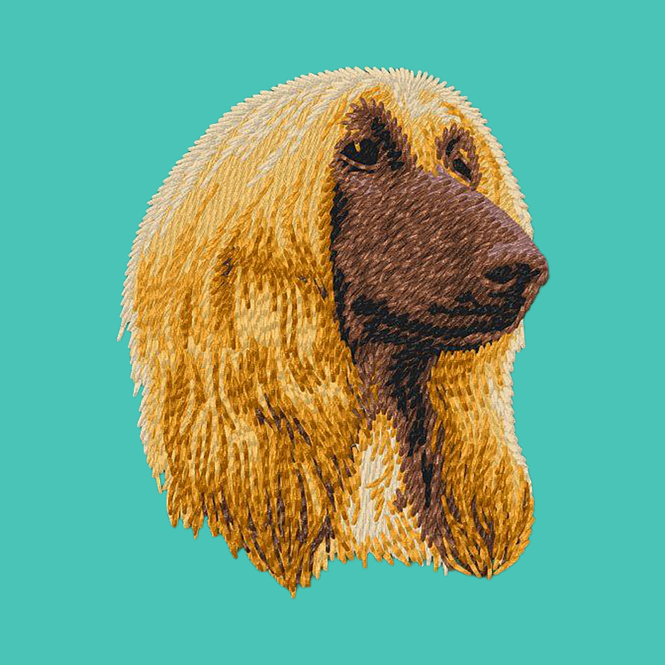 Afghan Hound Embroidered Baseball Cap