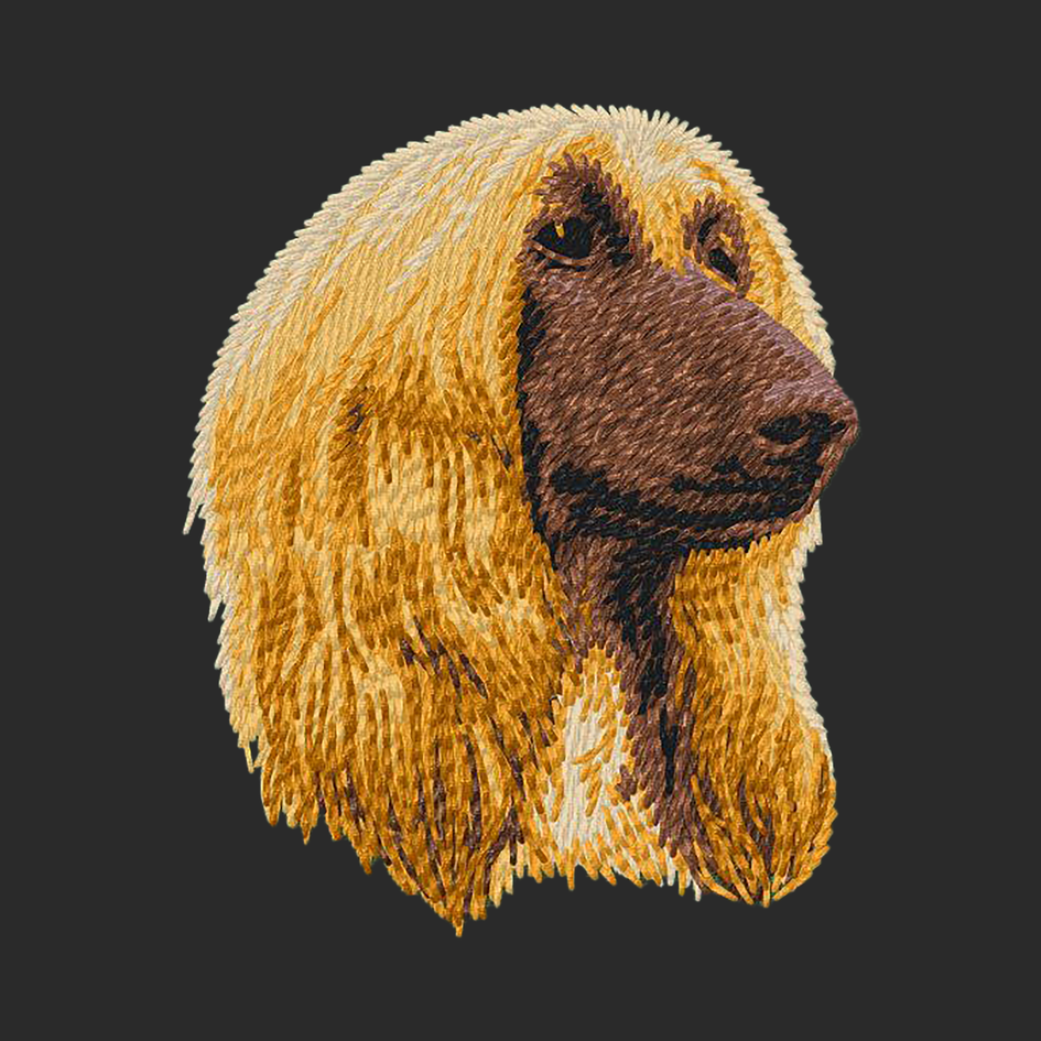 Afghan Hound Embroidered Wearable Blanket
