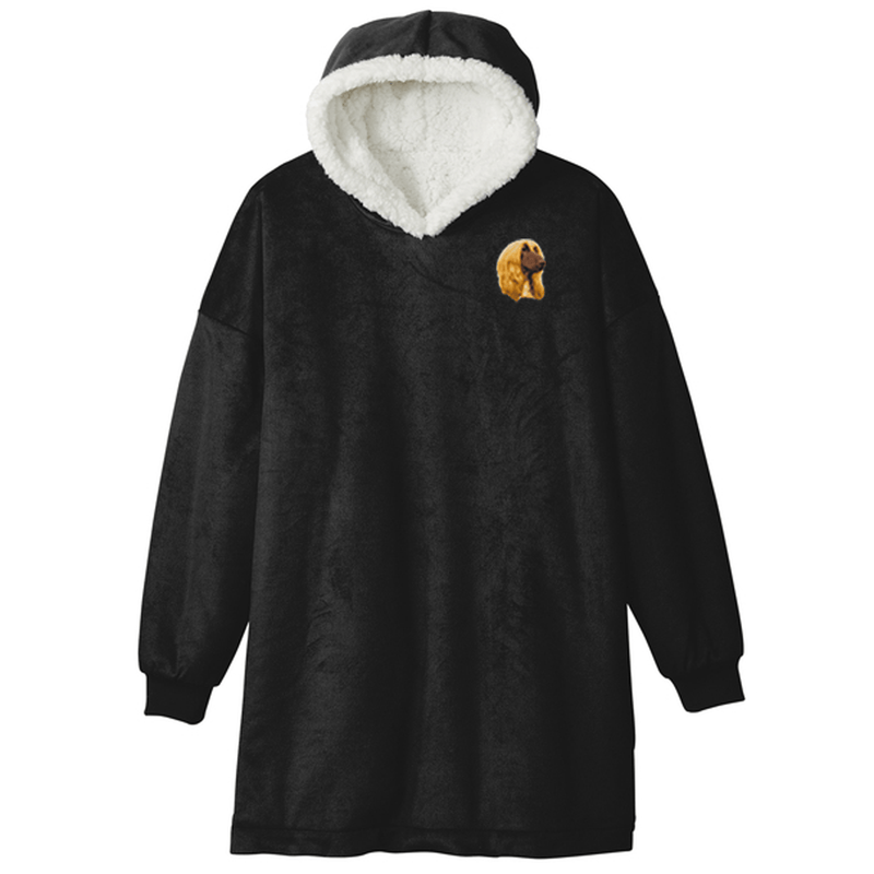 Afghan Hound Embroidered Wearable Blanket