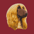 Afghan Hound Embroidered Wearable Blanket