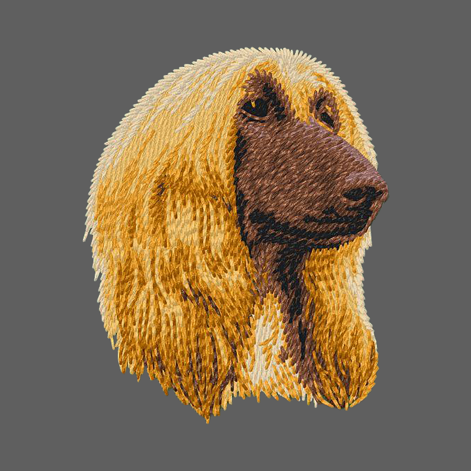Afghan Hound Embroidered Women's Fleece Jacket