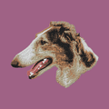 Borzoi Embroidered Classic Long Sleeve Shirt