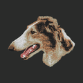 Borzoi Embroidered Classic Long Sleeve Shirt