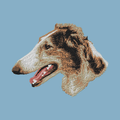Borzoi Embroidered Classic Long Sleeve Shirt