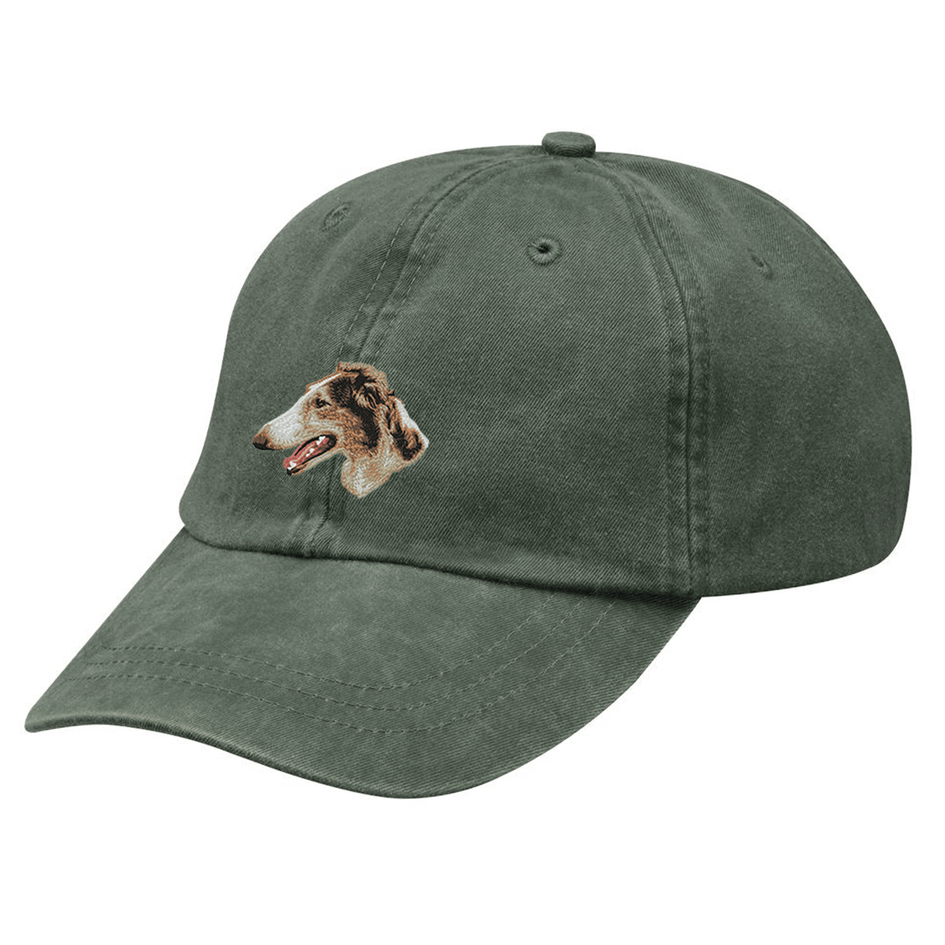 Borzoi Embroidered Baseball Cap