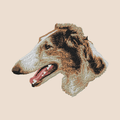 Borzoi Embroidered Tote