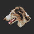 Borzoi Embroidered Wearable Blanket