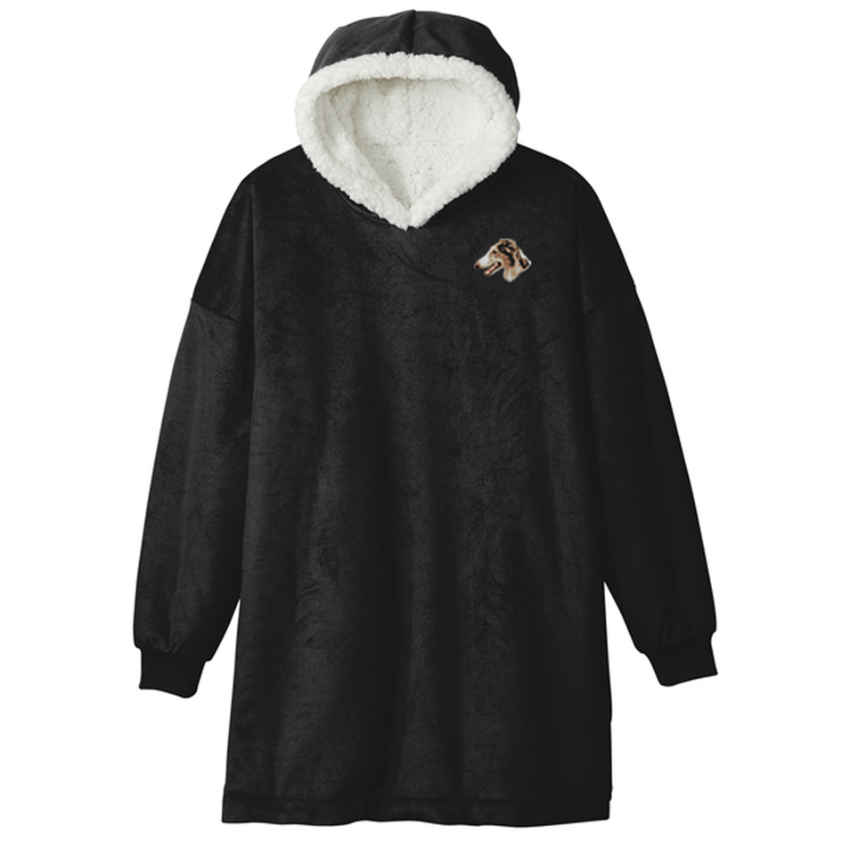 Borzoi Embroidered Wearable Blanket