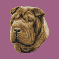 Chinese Shar-Pei Embroidered Classic Long Sleeve Shirt