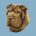 Chinese Shar-Pei Embroidered Classic Long Sleeve Shirt