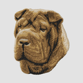 Chinese Shar-Pei Embroidered Classic Long Sleeve Shirt