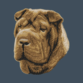 Chinese Shar-pei Embroidered Baseball Cap