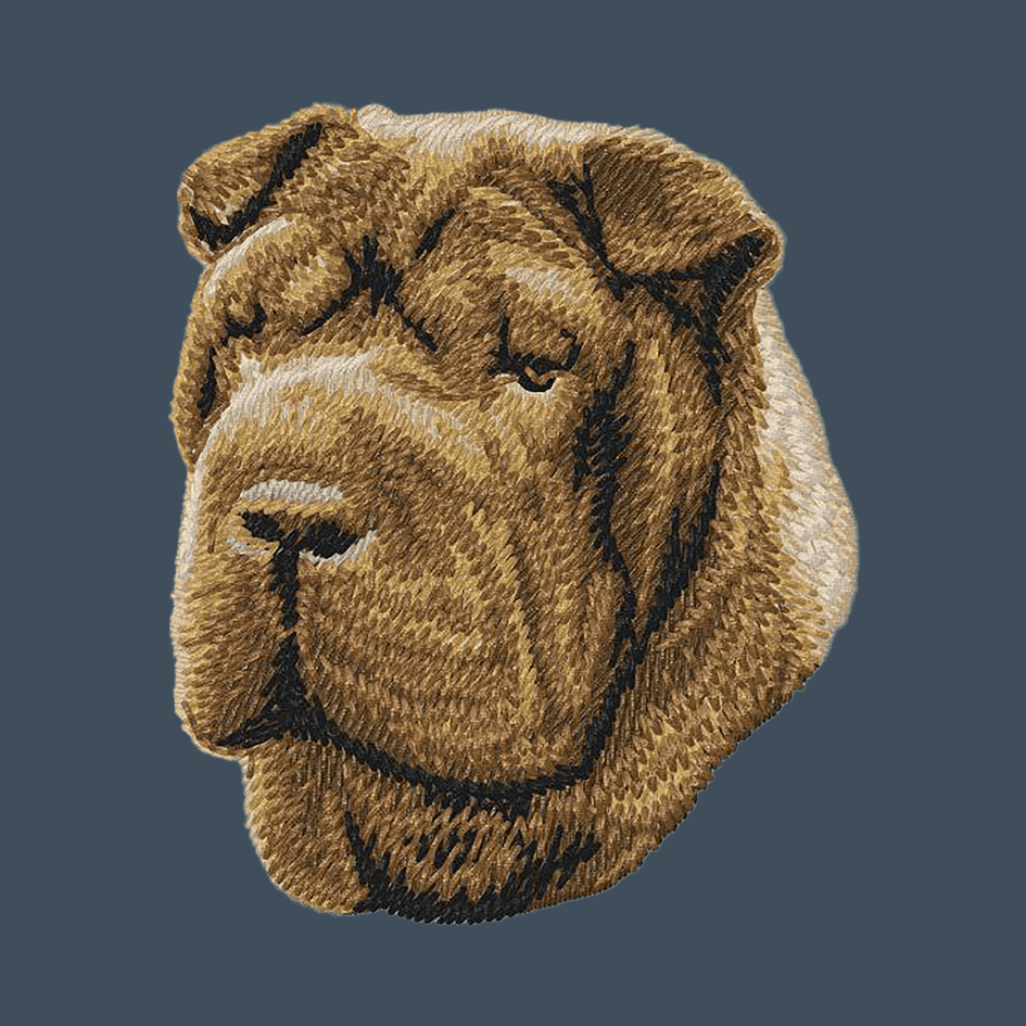 Chinese Shar-pei Embroidered Baseball Cap