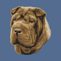 Chinese Shar-pei Embroidered Baseball Cap
